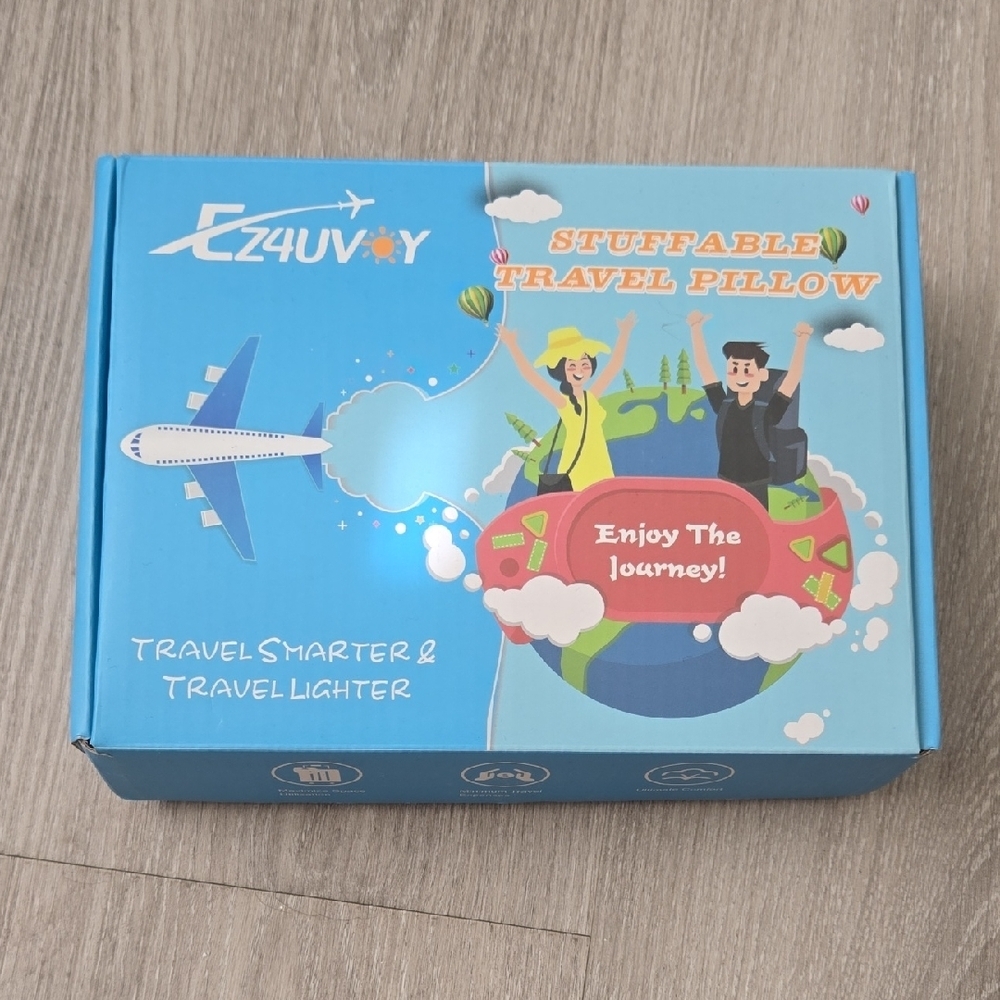 EZ4UVOY Stuffable Travel Pillow